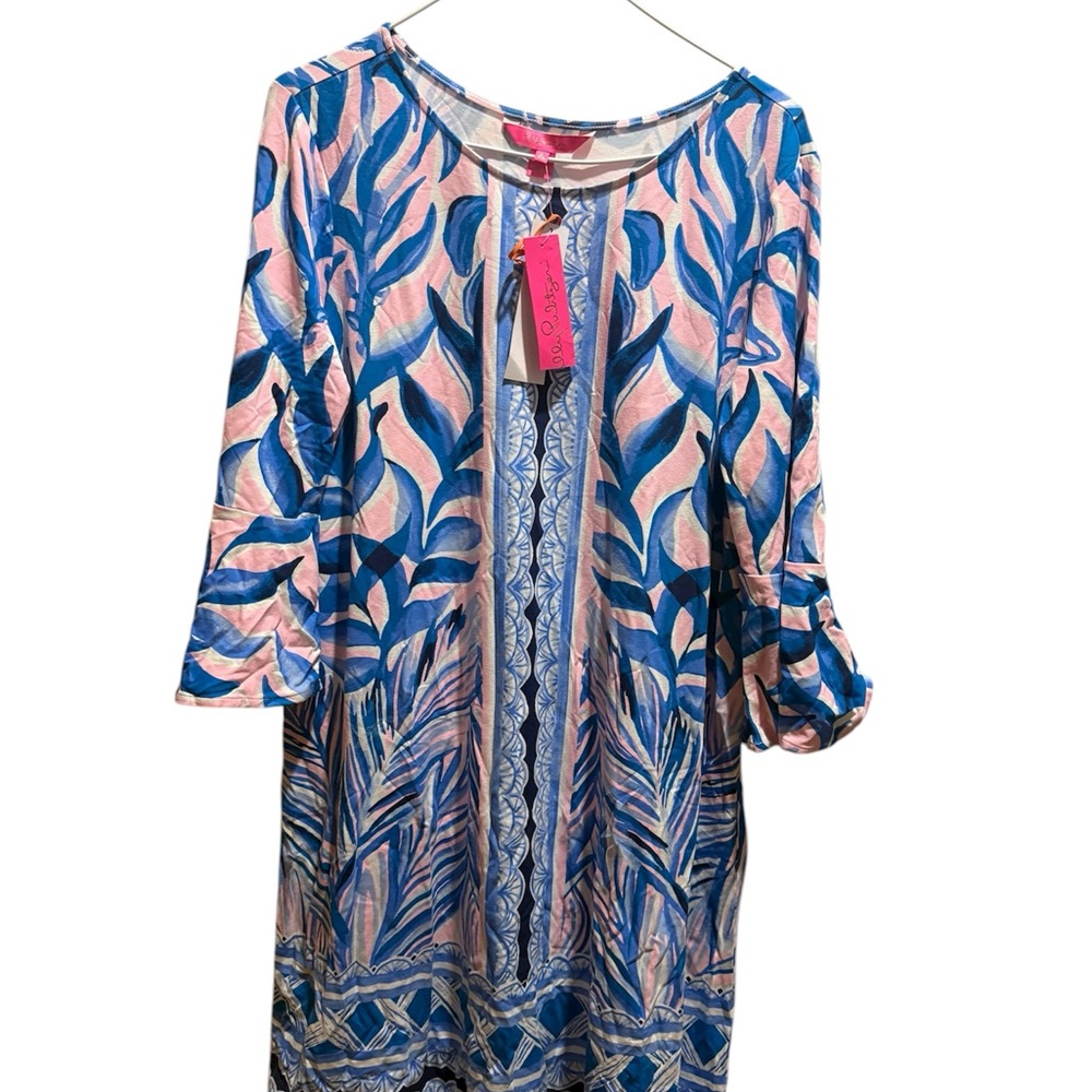 NWT Lilly Pulitzer Blue and Pink Ophelia dress size XL